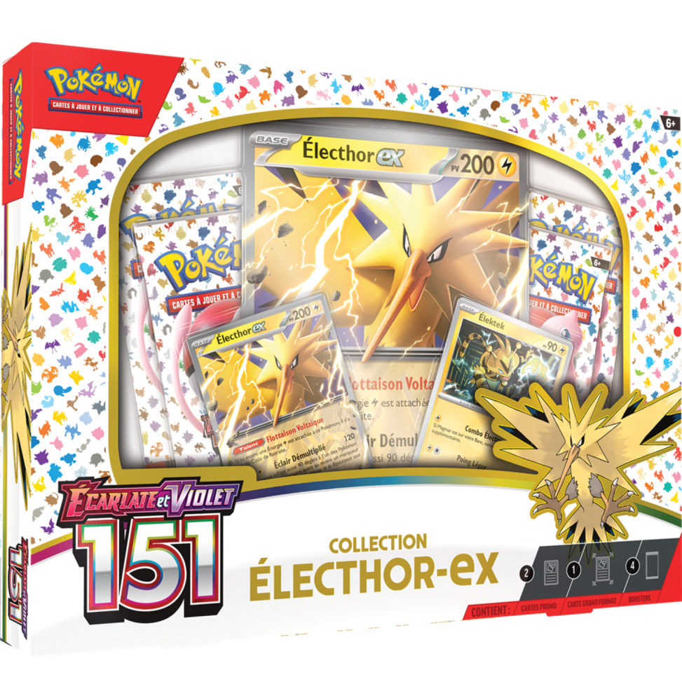 Coffret Pokemon 151 - Électhor EX (Réédition)