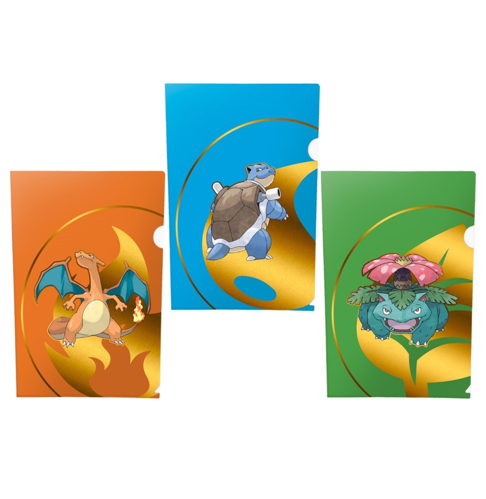 Clearfiles A4 Pokemon Tournament Series 1 - Lot de 3