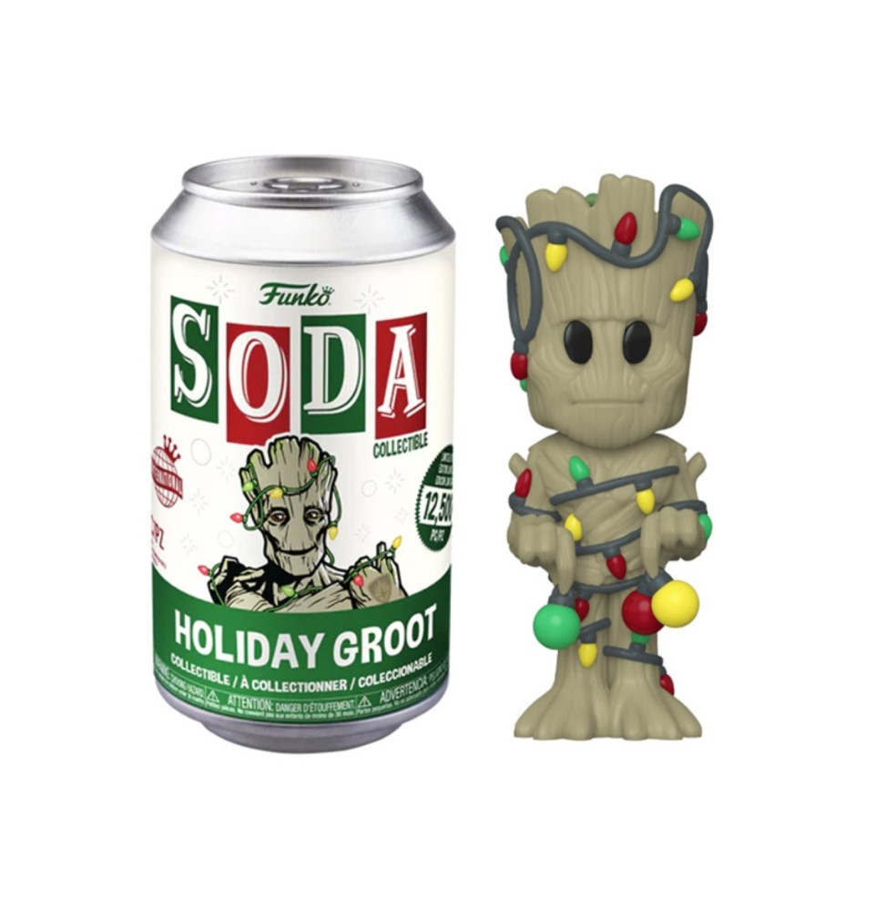 Figurine Marvel - Christmas Groot Vinyl Soda 10cm