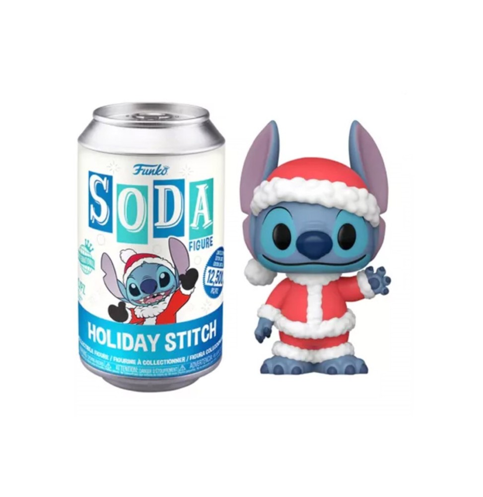 Figurine Disney - Lilo & Stitch Holiday Stitch Vinyl Soda 10cm