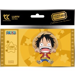 Golden Ticket One Piece - Chibi Luffy