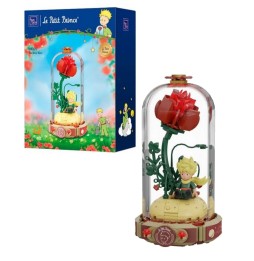 Set A Construire Le Petit Prince - The Only Rose 18,5cm