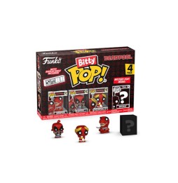 Figurine Marvel - 4-Pack Deadpool Dinopool Bitty Pop 2cm