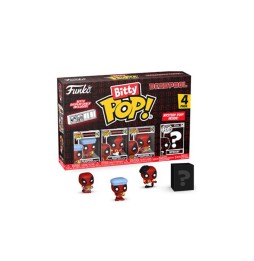 Figurine Marvel - Deadpool Bathtime 4-Pack Bitty Pop 2cm