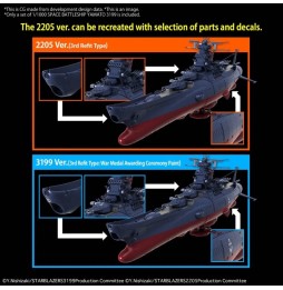 Figurine Space Battleship - Yamato 1/1000 Space Battleship Yamato 3199 13cm