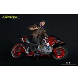 Figurine articulée Cyberpunk 2077 - V Mal Avec Moto Yaiba Kusanagi 1/6 30cm