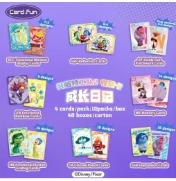 Carte À Collectionner Cardfun Disney - Inside Out 2 Vice Et Versa 2 Display de 10 Boosters