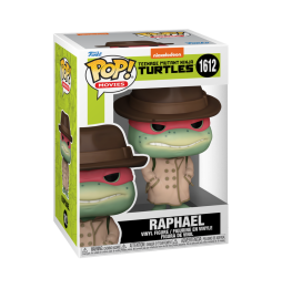 Figurine TMNT Tortues Ninja - Raphael Coat & Hat Pop 10cm