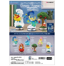 Re-Ment - Pokemon Swing Vignette Collection Vol 3 - Boite De 6pcs