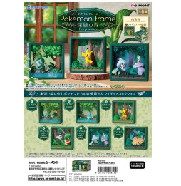 Re-Ment - Pokemon Frame Deep Woods - Boite De 6pcs