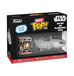 Figurine Star Wars - Ride Han Solo Millenium Falcon Bitty Pop 6cm