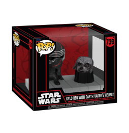 Figurine Star Wars Darkside - Kylo Ren Vader Mask Pop Deluxe 10cm