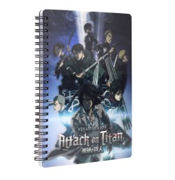 Cahier Attaque Des Titans - 3D Effet Group