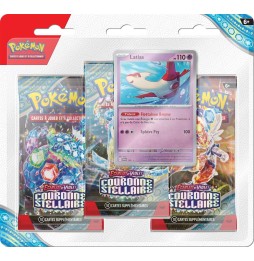 Pokémon EV06 - Pack 3 Boosters Ecarlates Et Violet - Couronne Stellaire - Modèle Aleatoire