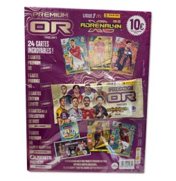 Trading Card Panini Foot - Adrenalyn Ligue 1 Mcdo 24-25 Pochette Premium Or