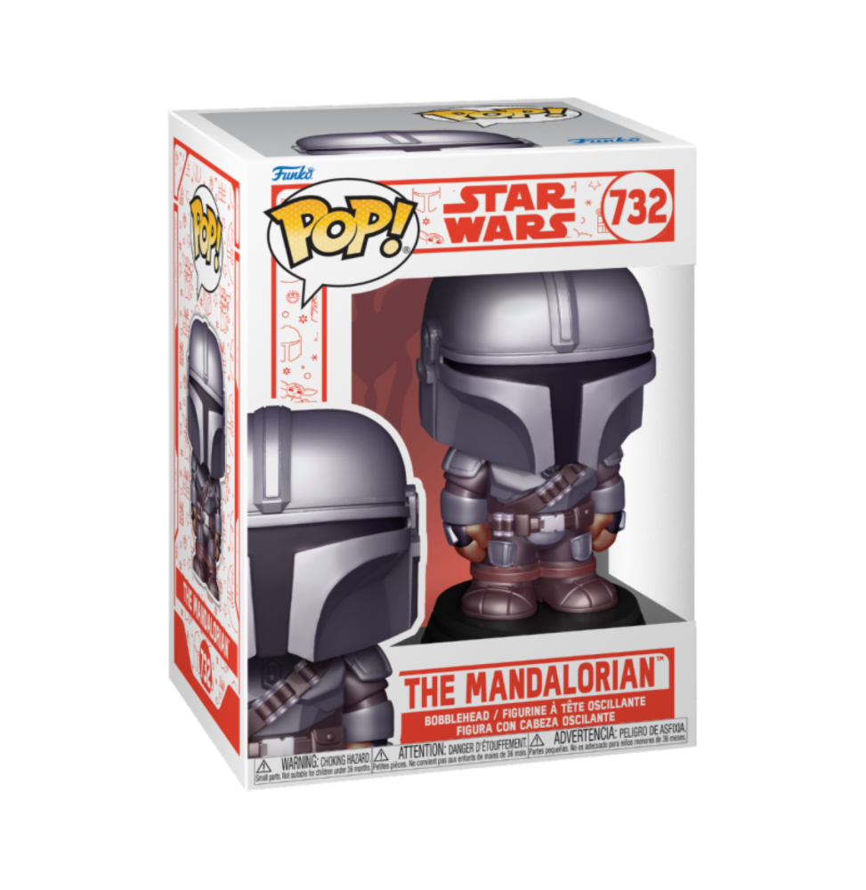 Figurine Star Wars - Holiday Mandalorian Ornament Style Pop 10cm