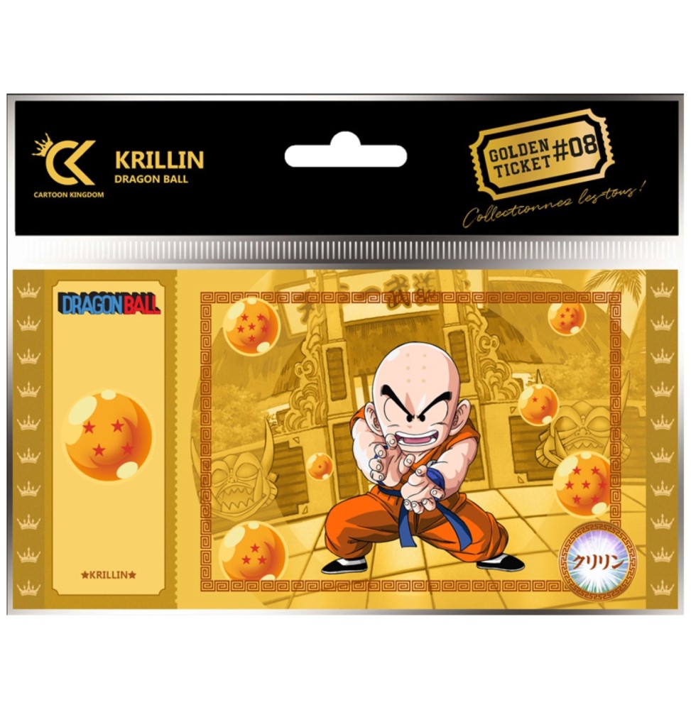 Golden Ticket Dragon Ball Z - Krillin Orange