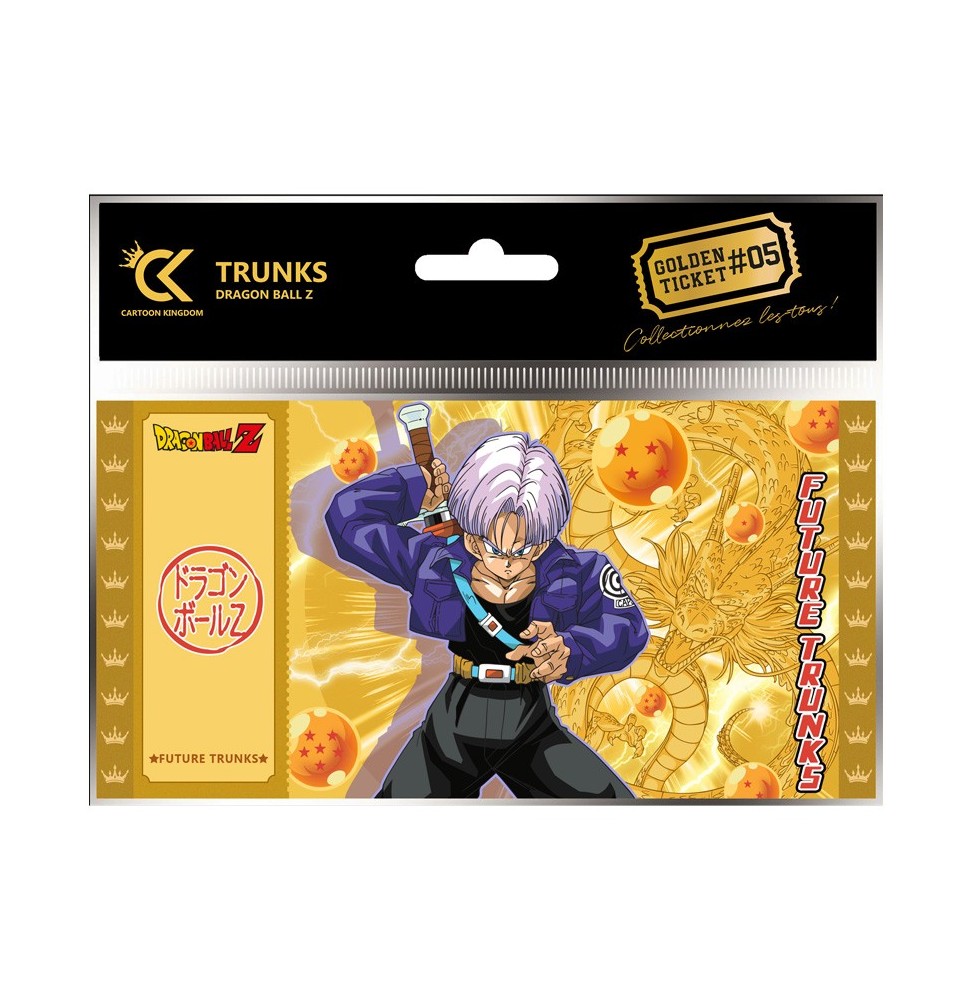 Golden Ticket Dragon Ball Z - Future Trunks