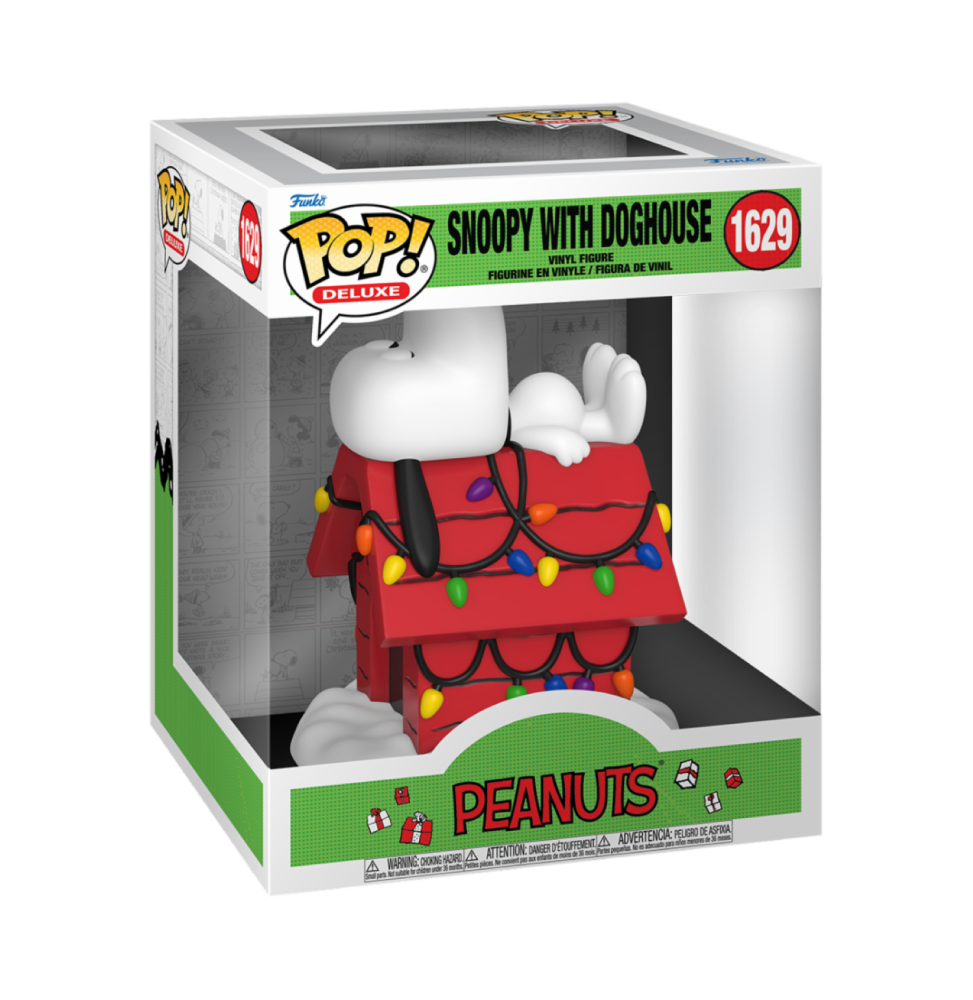 Figurine Snoopy Peanuts - Snoopy & Doghouse Deluxe Pop 18cm