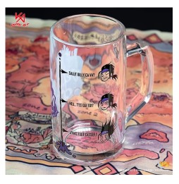 Chope en verre de Biere Dreamland - Toro Picana
