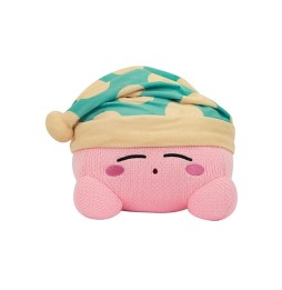 Peluche Kirby - Nuiguru-Knit Crochet Kirby Endormi 25cm