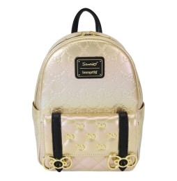 Mini Sac A Dos Hello Kitty - 50Th Anniv Metallic Gold