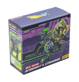 Beastbox BB-46 Acidghost & BB-02LM Lithiumon - Figurine Transformers 15cm - 52toys