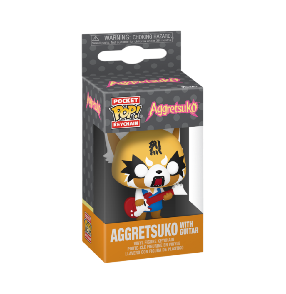 Figurine Aggretsuko - Aggretsuko Guitar Pocket Pop 4cm