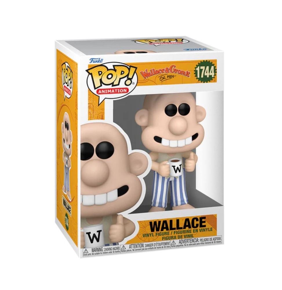 Figurine Wallace & Gromit - Wallace In Pajamas Pop 10cm