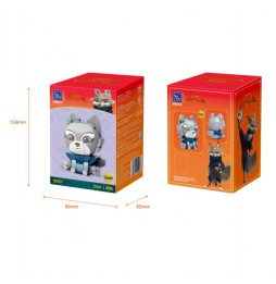 Set A Construire Kung - Kung Fu Panda Pantasy Sitting Baby Series Zhen 10cm