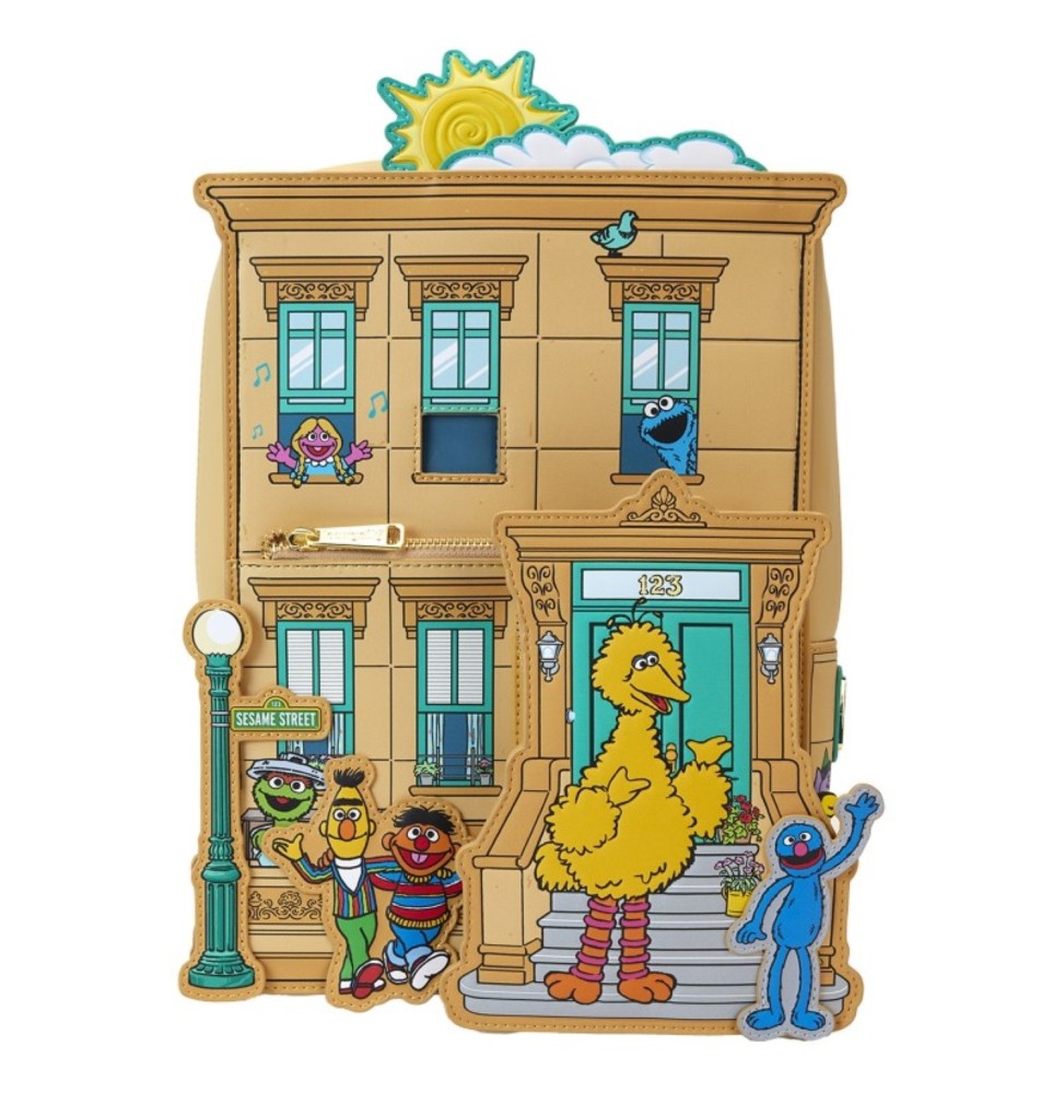 Loungefly Sesame Street - Mini Sac à Dos Corner Loungefly Sesame Street - Mini Sac à Dos Corner