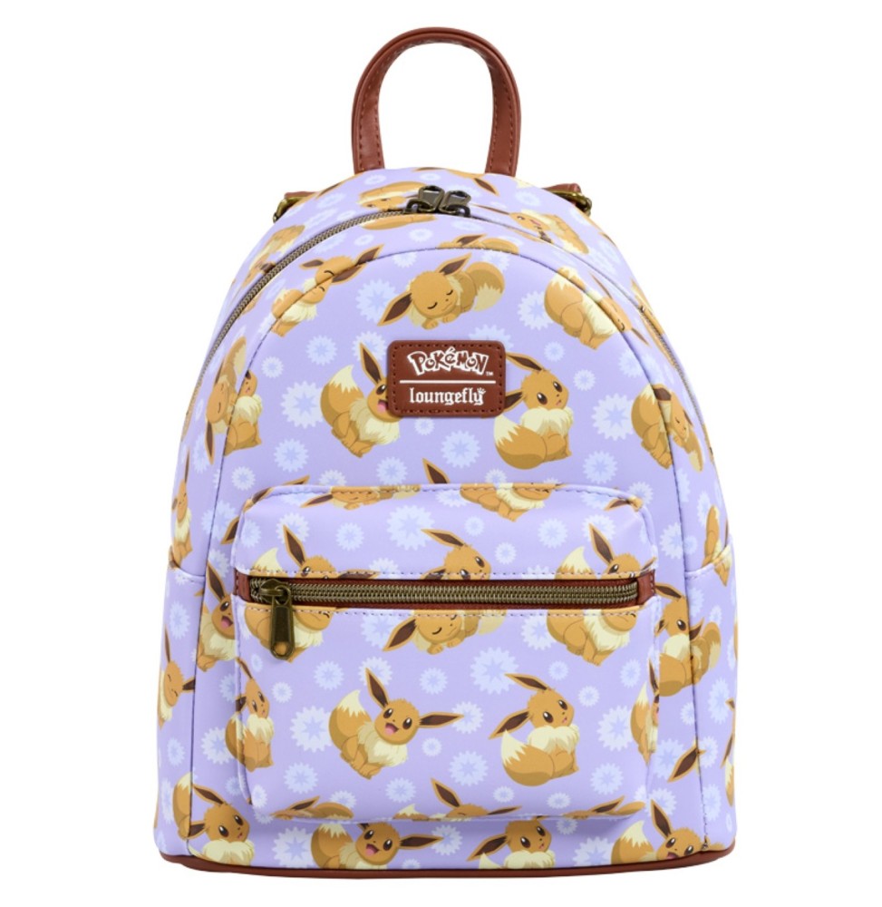Mini Sac à Dos Loungefly - Pokémon Evoli & Eevee Full Print Mini Sac à Dos Loungefly - Pokémon Evoli & Eevee Full Print