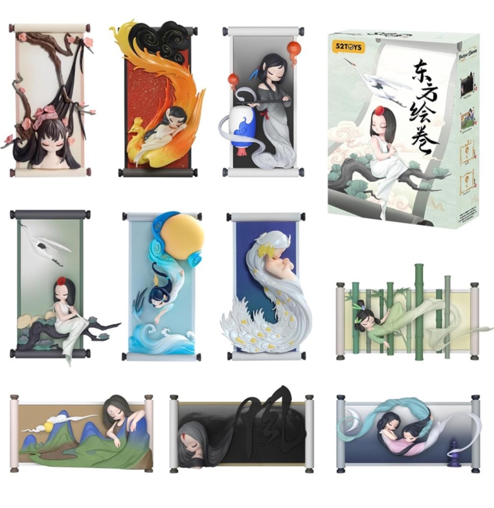 Sleep 52Toys Mystery Blind Box Chinese Scrolls Sleep 52Toys Mystery Blind Box Chinese Scrolls
