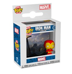 Funko Bitty Pop ! Marvel Deluxe Iron Man Avenger Tower