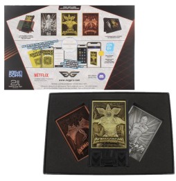 Digiplate Stranger Things - Starter Pack (3 Cartes Metal + Stand)