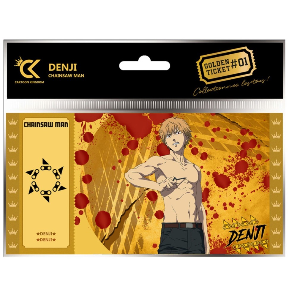 Golden Ticket Chainsaw Man - Denki Golden Ticket Chainsaw Man - Denki