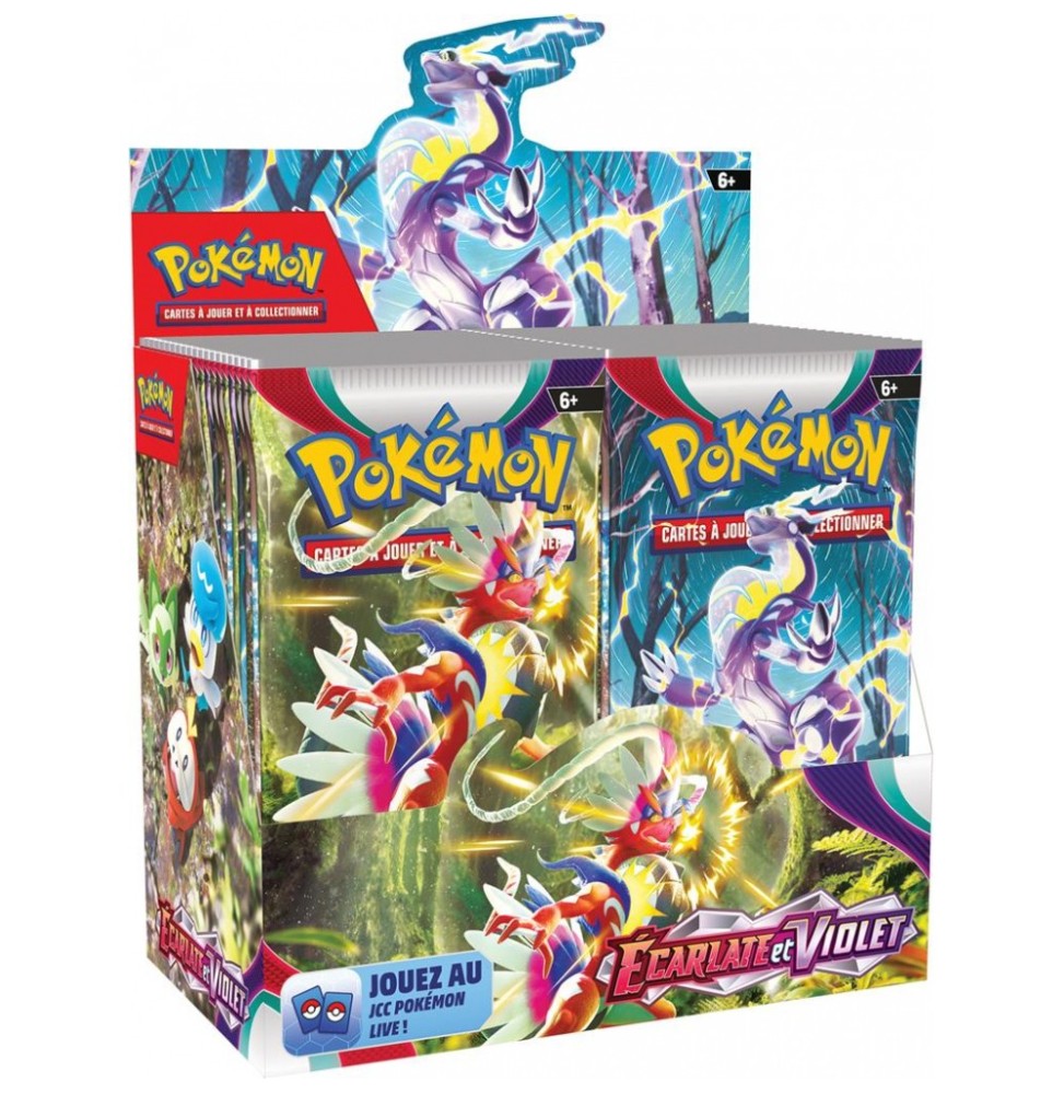 Display Pokémon Écarlate et Violet - Aventures Ensemble (EV09) - 36 Boosters