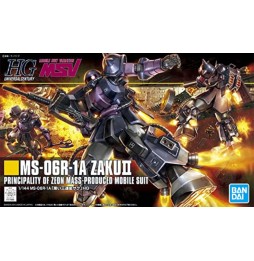 Gunpla Model Kit - Ms-06R-1A Zaku II Black Tristars Gundam (HG 151)