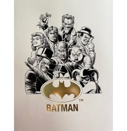 DC Artprint - Batman Team (Letterpress 30 x 40)