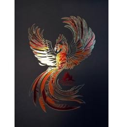 Harry Potter Artprint - Fumseck (Letterpress 30 x 40)