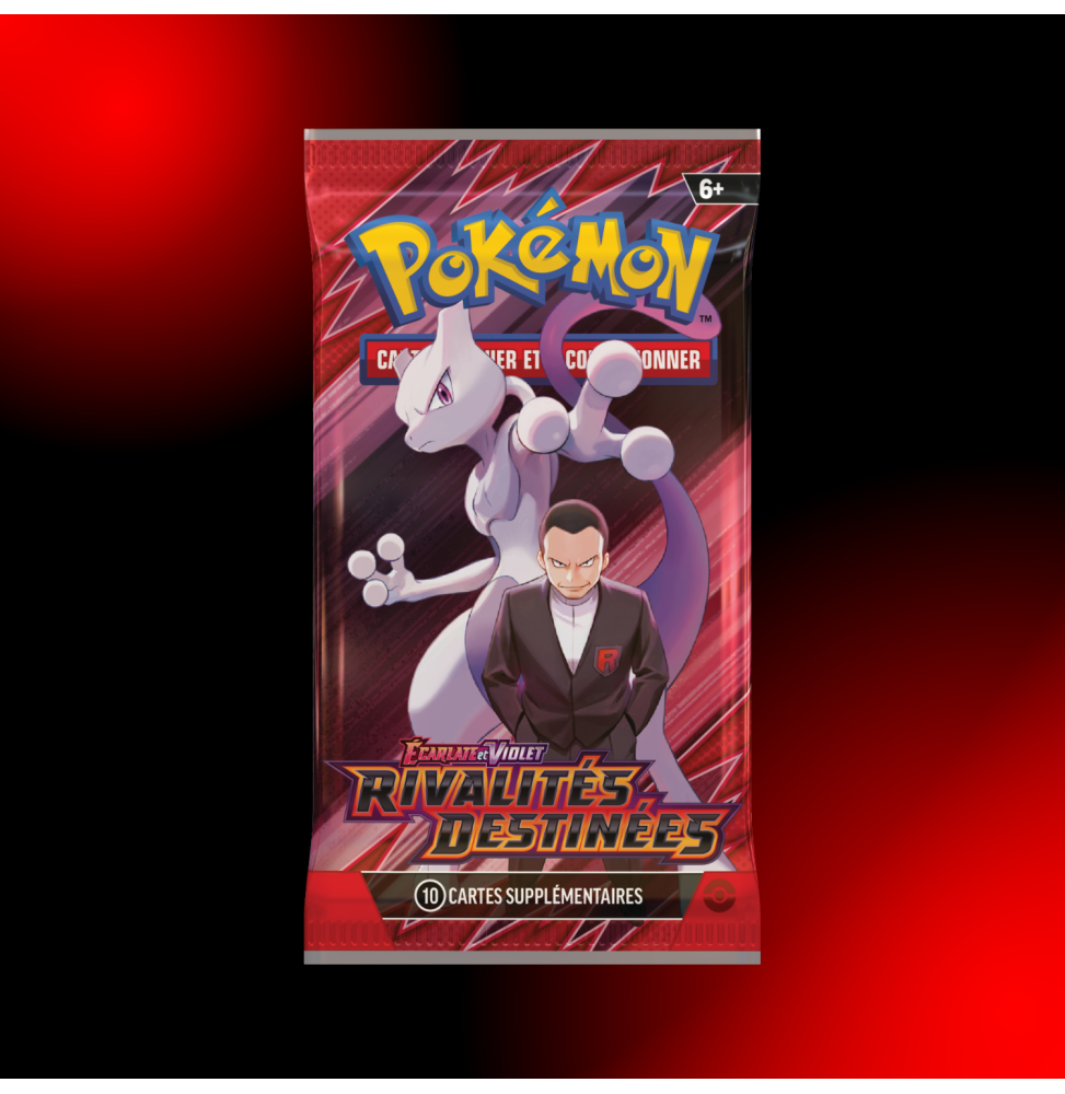 Booster Pokémon Écarlate et Violet - Rivalités Destinées (EV10) (Modèle Aléatoire)