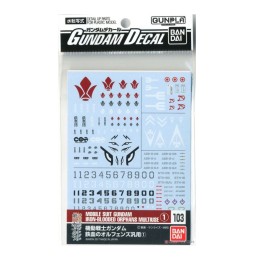 Gunpla Decal – Mobile Suit Gundam Iron-Blooded Orphans Multiuse 1 (Decal 103)