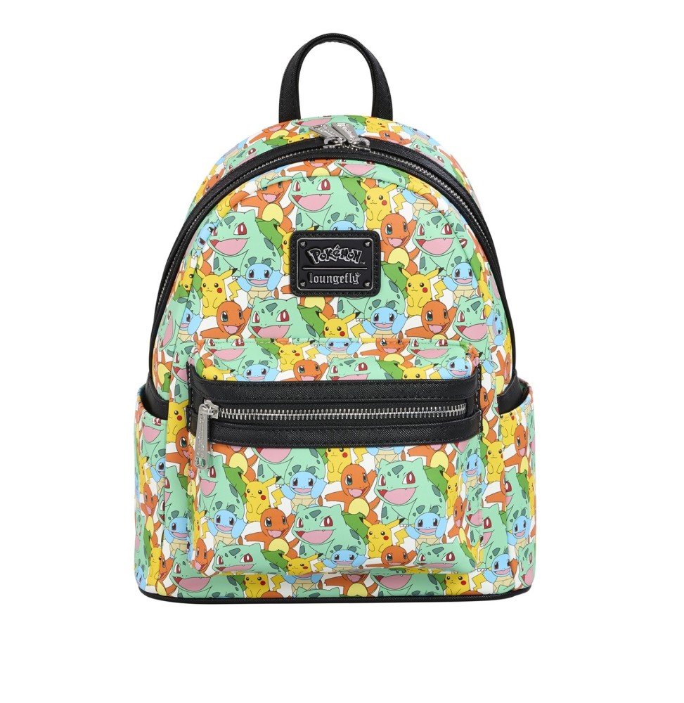 Sac à Dos Loungefly Pokémon - Pikachu & Starters (All Over Print)