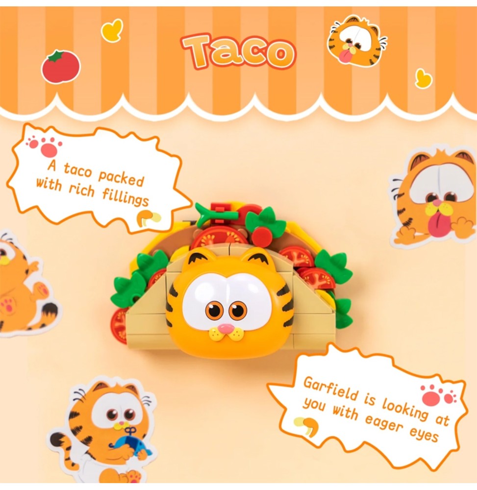 Magnet à Construire Pantasy - Garfield Tacos (Set 86819) Magnet à Construire Pantasy - Garfield Tacos (Set 86819)