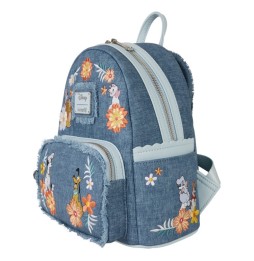 Mini sac à dos Loungefly Disney – Dogs & Cats Faux Denim Fringe