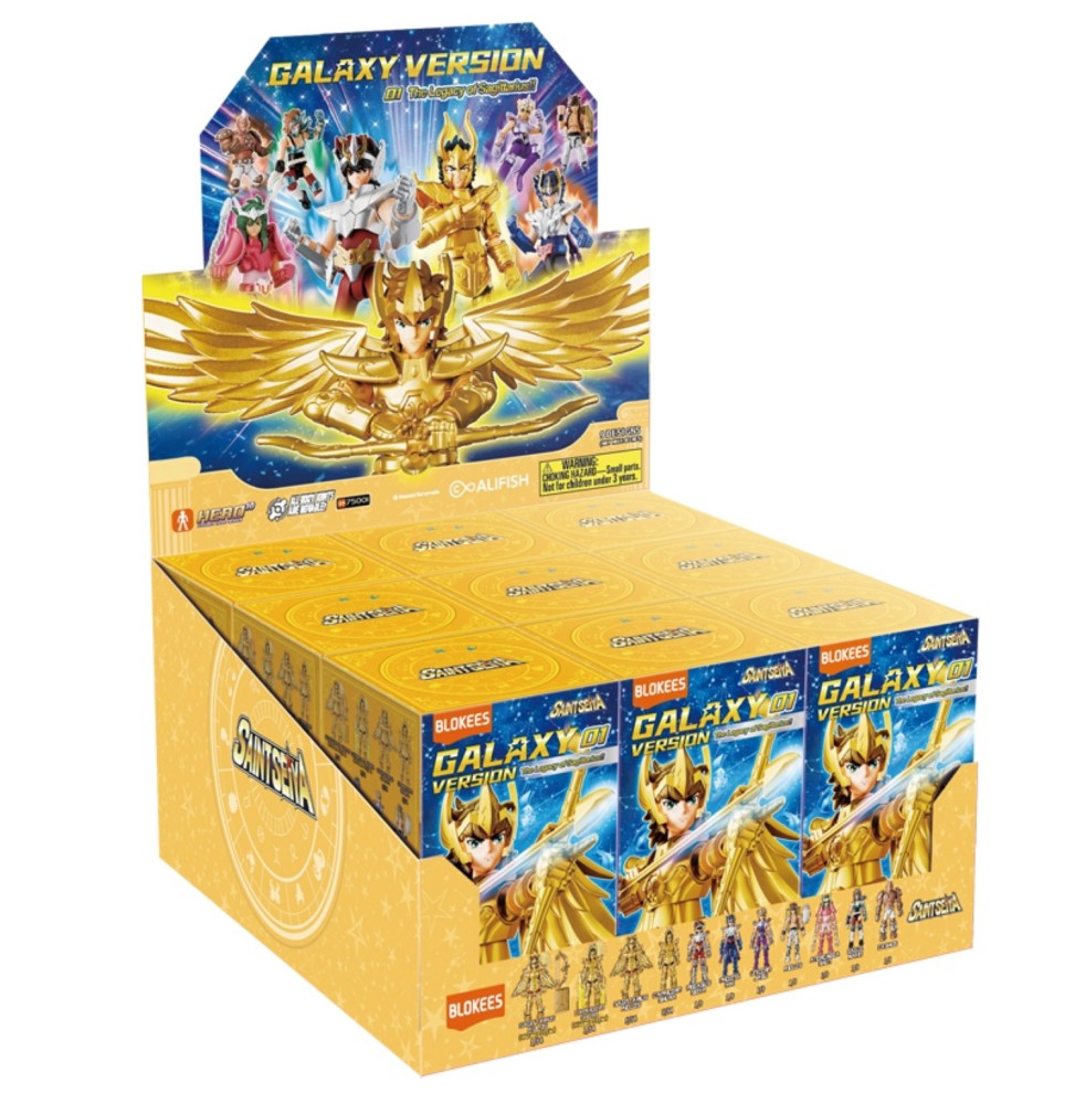 Figurine Saint Seiya – Blokees Galaxy Version 01 (Pack de 9)