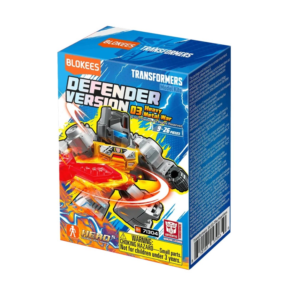 Mini-Maquette Transformers Defender Version 03 : Heavy Metal War (Modèle Aléatoire)