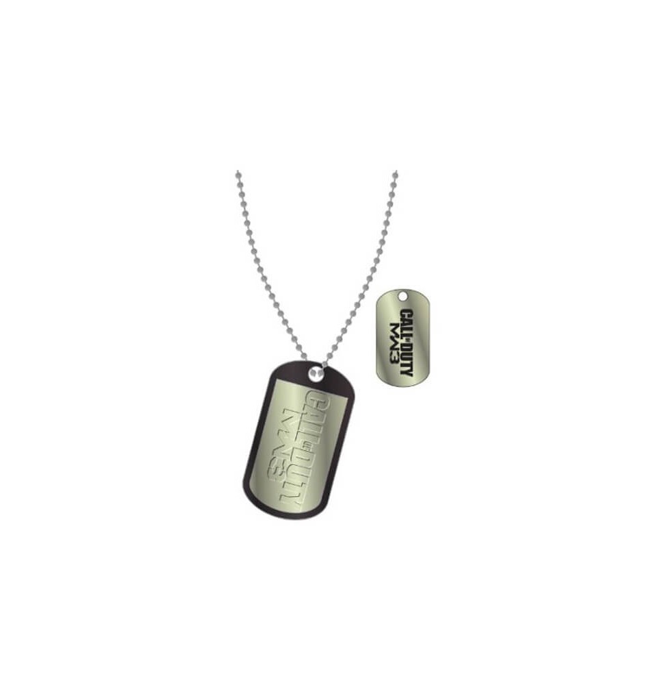 Pendentif - Call Of Duty MW3 - Plaque Militaire